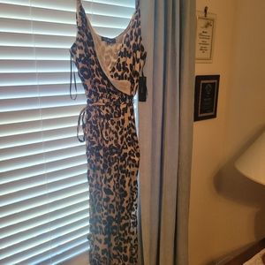 Lulu's size XL Leopard Jumpsuit